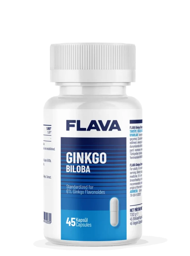 Flava Ginkgo Biloba 45 Kapsül