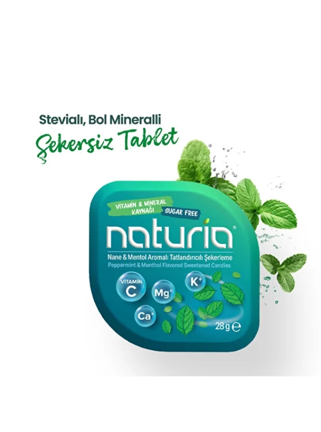 Naturia Aromalı Tatlandırıcılı Şekerleme  8*28 Gr