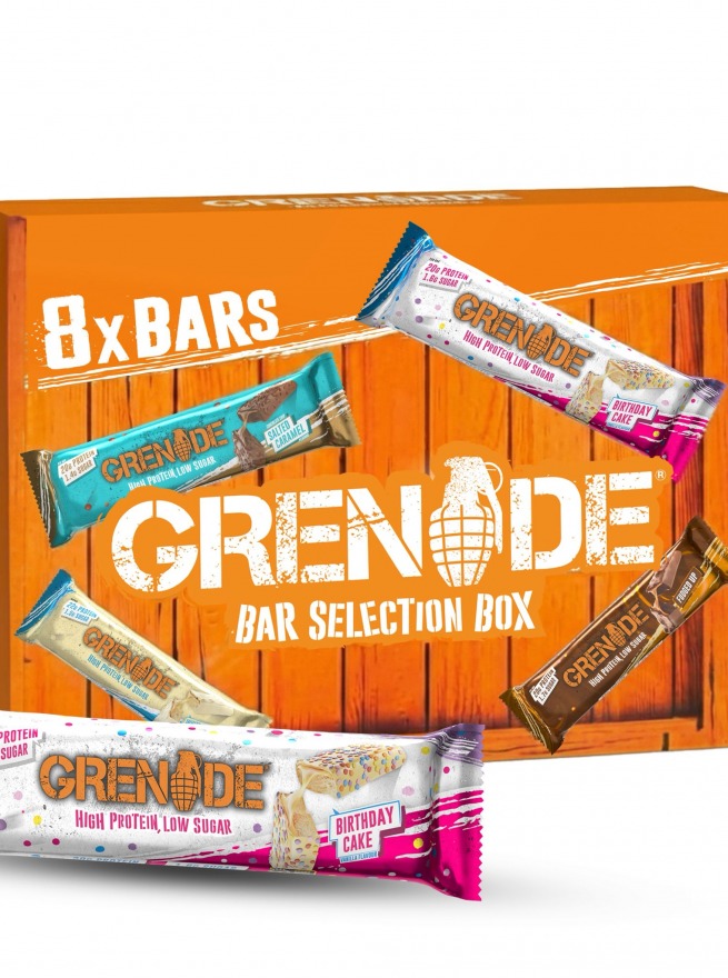 Grenade Bar Selection Box 8*60 Gr Bars 