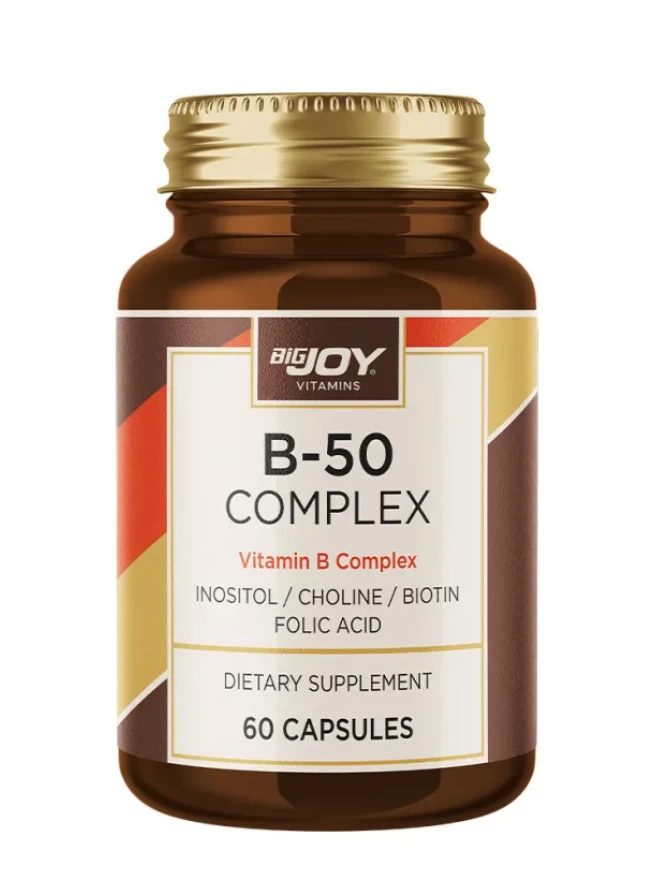 Bigjoy Vitamins B-50 Complex 60 Kapsül 