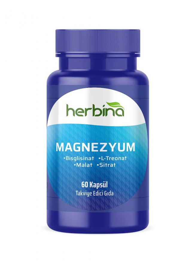 Herbina Magnezyum 60 Kapsül 