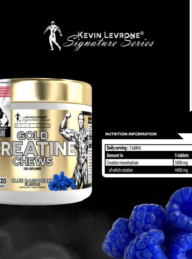 Kevin Levrone Gold Creatine Chews 120 Çiğnenebilir Tablet 