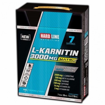 HARDLİNE L-KARNİTİN MATRİX LİMON 7 SHOT X 30ML.
