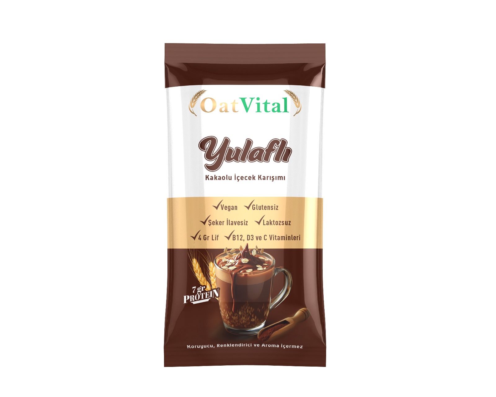 OatVital Yulaflı Kakaolu İçeçek 15*25 Gr 