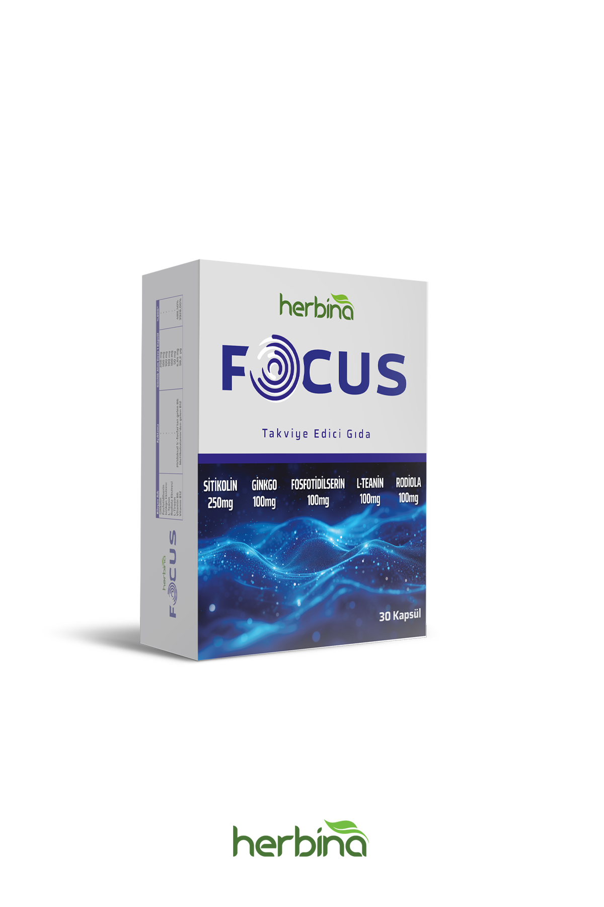 Herbina Sitikolin Focus 30 Kapsül