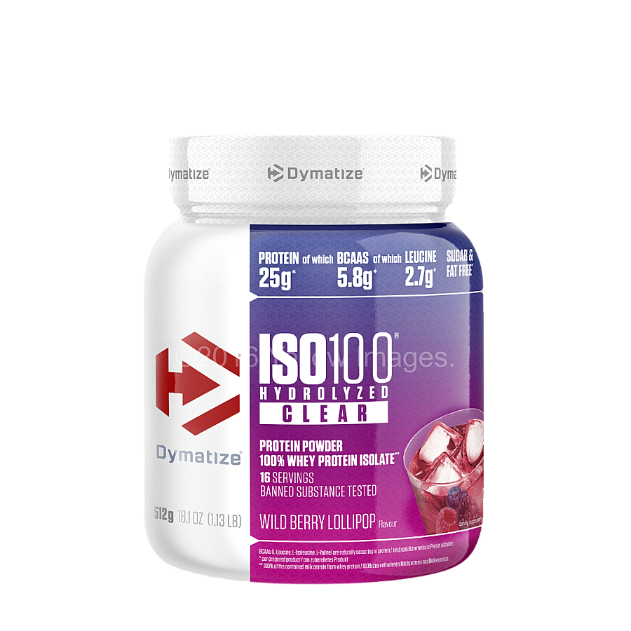 Dymatize ISO100 Hydrolyzed Whey Protein Clear Isolate 512gr